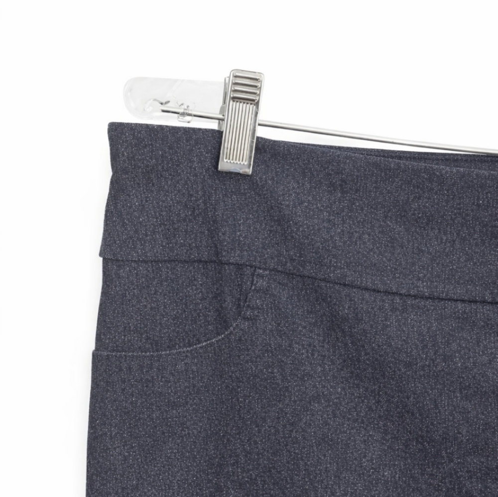 Charter Club Blue Classic Fit Straight Leg Stretchy Spandex Blend Pants Sz 16P